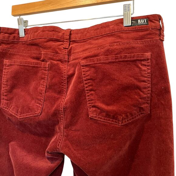 Kut from the Kloth Catherine Corduroy Boyfriend Pant in Amber Women's 12 - Picture 10 of 15